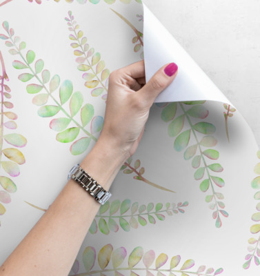 Fotobehang Pastelkleurige acacia's