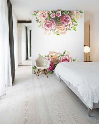 Fotobehang Rozenboeketten