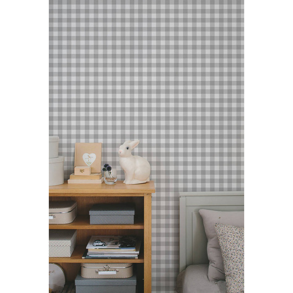 Fotobehang Lichtgrijze vierkanten