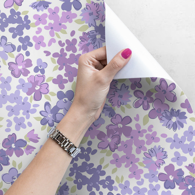 Fotobehang Bloemenhemel