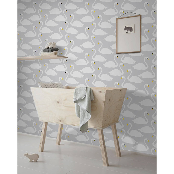 Fotobehang De schoonheid van zwanen