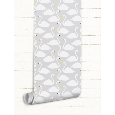 Fotobehang De schoonheid van zwanen