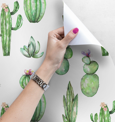 Fotobehang Cactusveld