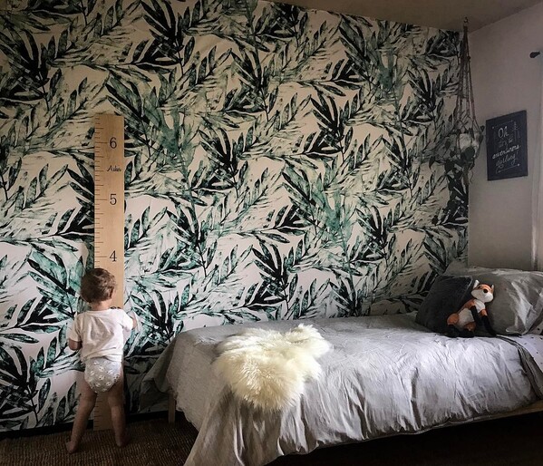 Fotobehang Palmbladeren