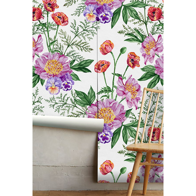 Fotobehang Romantische bloemboeketten