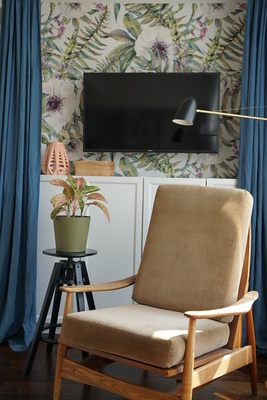 Fotobehang Varens en anemonen