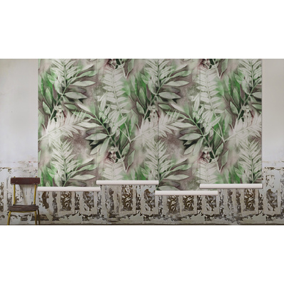 Fotobehang Betoverde bladeren