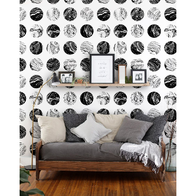 Fotobehang Gepatroonde manen