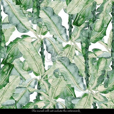 Fotobehang Bananendroom