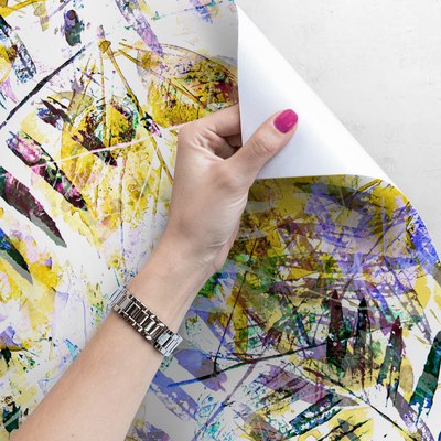 Fotobehang Extravagante palmbladeren