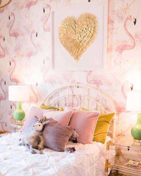 Fotobehang Galapagos flamingo's