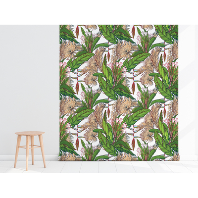 Fotobehang Geschilderde jungle