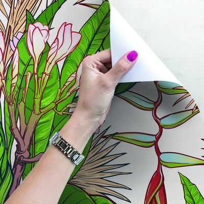 Fotobehang Geschilderde jungle