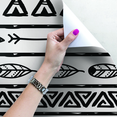 Fotobehang In het Indiaanse dorp