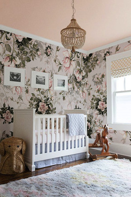 Fotobehang Rozenstruik