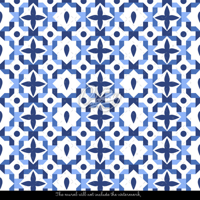 Fotobehang Spaanse mozaïek