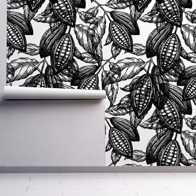 Fotobehang Cacao voor het ontbijt