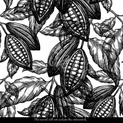 Fotobehang Cacao voor het ontbijt