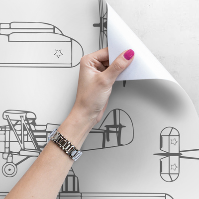 Fotobehang Verbazingwekkende vintage vliegtuigen