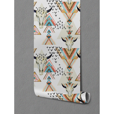 Fotobehang Boho-stijl stieren