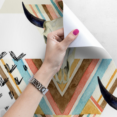 Fotobehang Boho-stijl stieren