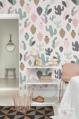 Fotobehang Cactussen met een Scandinavische twist