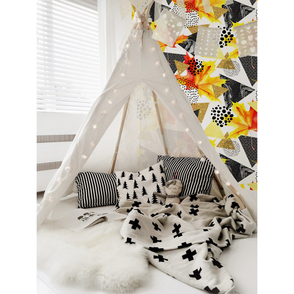 Fotobehang Herfstdriehoeken