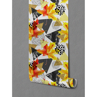 Fotobehang Herfstdriehoeken