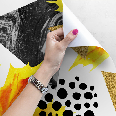 Fotobehang Herfstdriehoeken