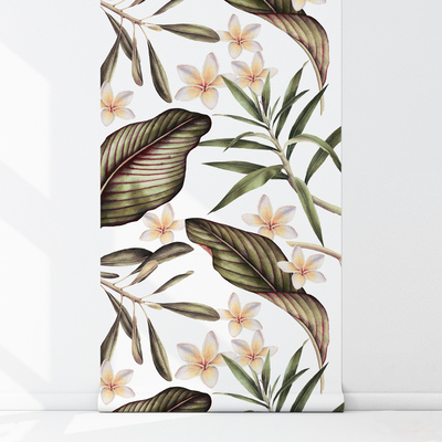 Fotobehang Vallende bloemen