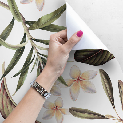 Fotobehang Vallende bloemen