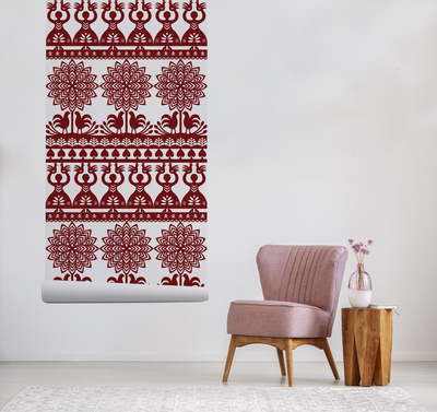 Fotobehang Een date met folklore