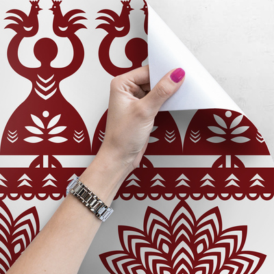 Fotobehang Een date met folklore