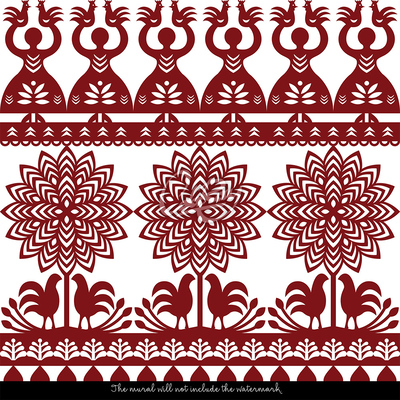 Fotobehang Een date met folklore