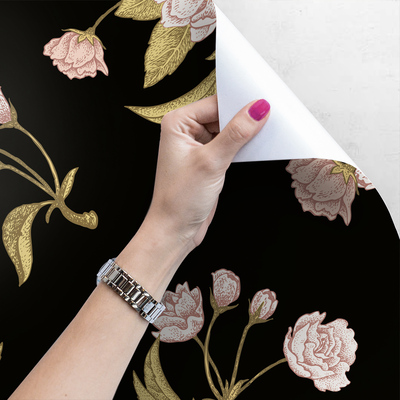 Fotobehang Satijnen rozen