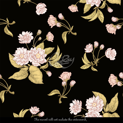 Fotobehang Satijnen rozen