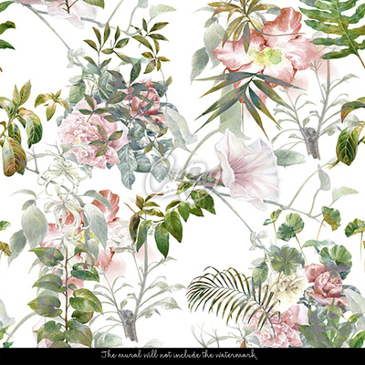 Fotobehang Favoriete hoekje van de tuin