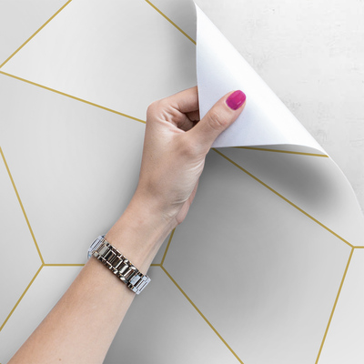 Fotobehang Helderheid van driehoeken