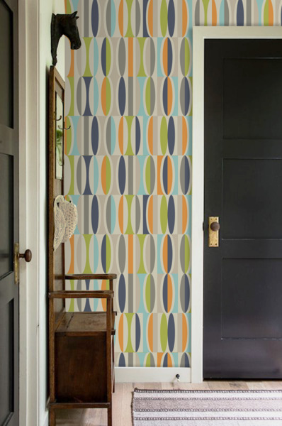 Fotobehang In retrostijl