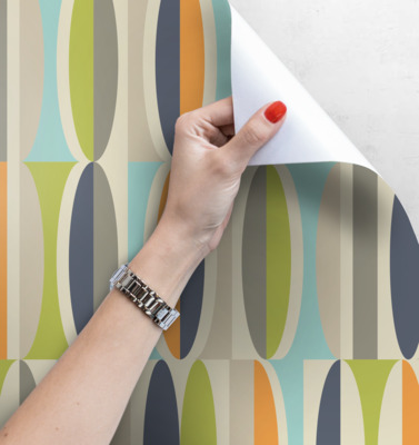 Fotobehang In retrostijl