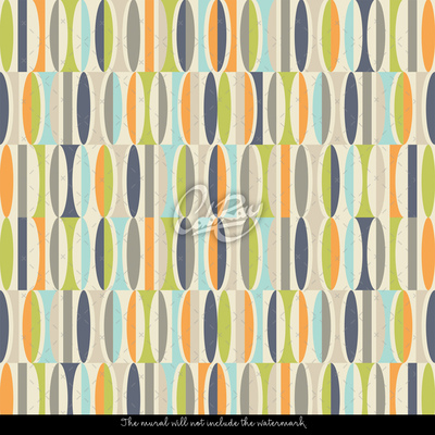 Fotobehang In retrostijl