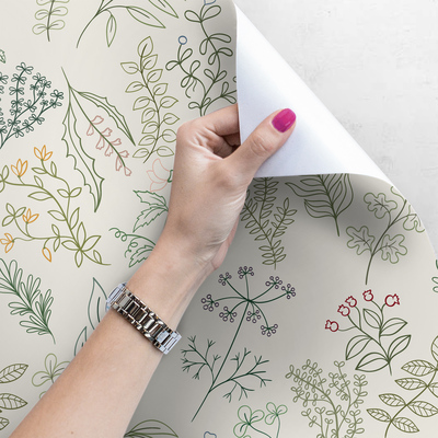 Fotobehang Uit de kruidengids