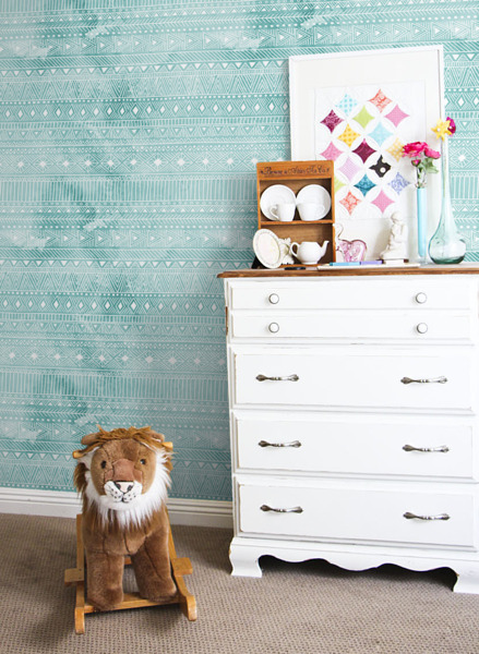 Fotobehang Azteekse turkoois