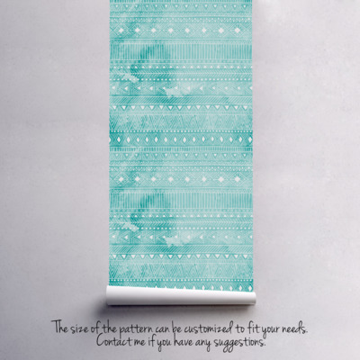 Fotobehang Azteekse turkoois