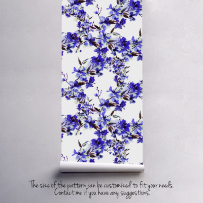 Fotobehang Violette vlekken