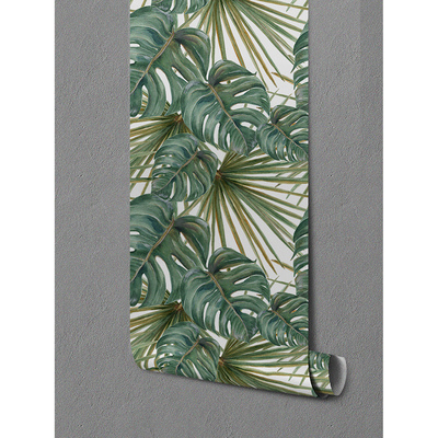 Fotobehang Exotische grote bladeren