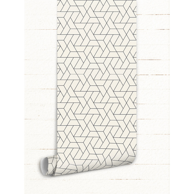 Fotobehang Witte honingraat