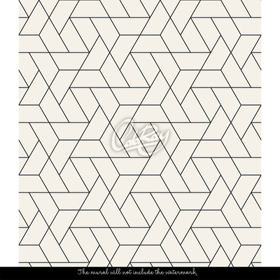 Fotobehang Witte honingraat