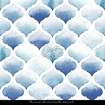 Fotobehang Blauwe Marokkaanse inspiraties