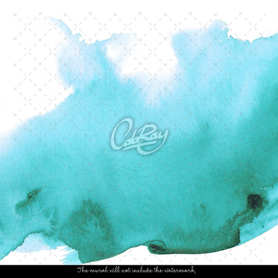 Fotobehang Azuurblauwe plas